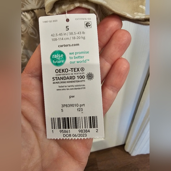 Carter's Long Sleeve Dress Size 5 - Picture 4 of 4